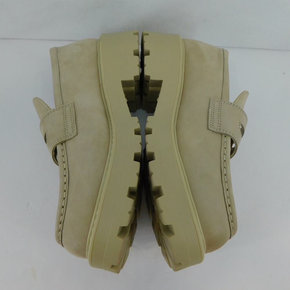 Vagabond Womens Tan Suede Leather Chunky Loafers Slip-on Size 8 New Shoes - Picture 4 of 11